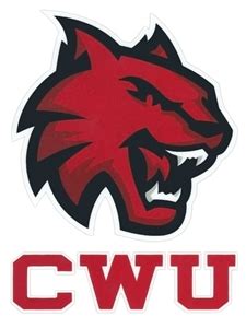 cwu apparel|cwu wildcat decal white.